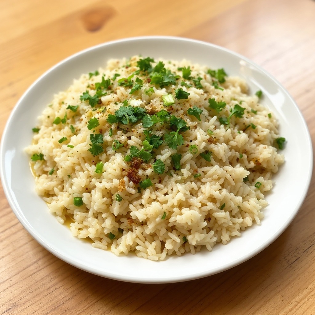 Herzhafter Kräuterreis