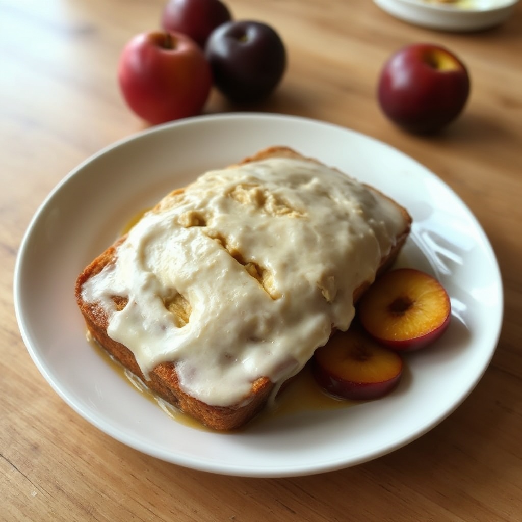 Vanilla Plum Loaf
