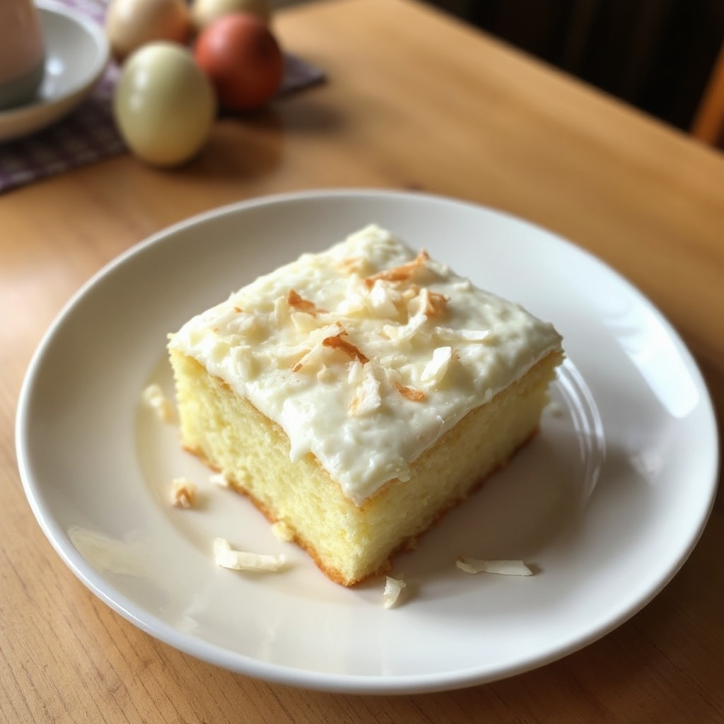 Creamy Coconut Delight Cake
