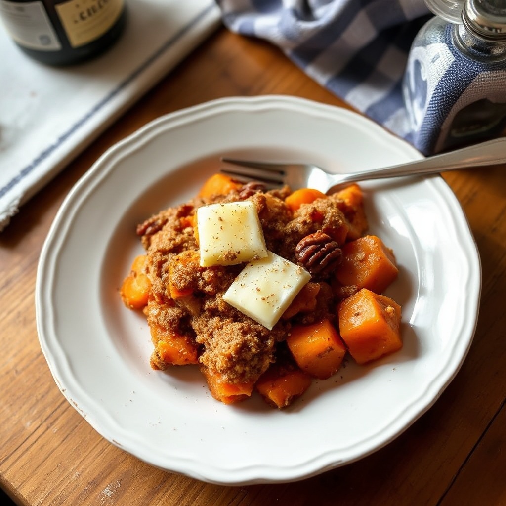 Sformato di Patate Dolci Aromatizzato al Brandy