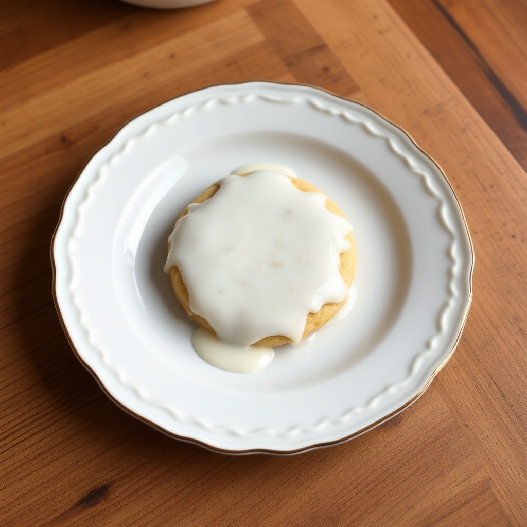 Glänzende Zuckerkeksglasur