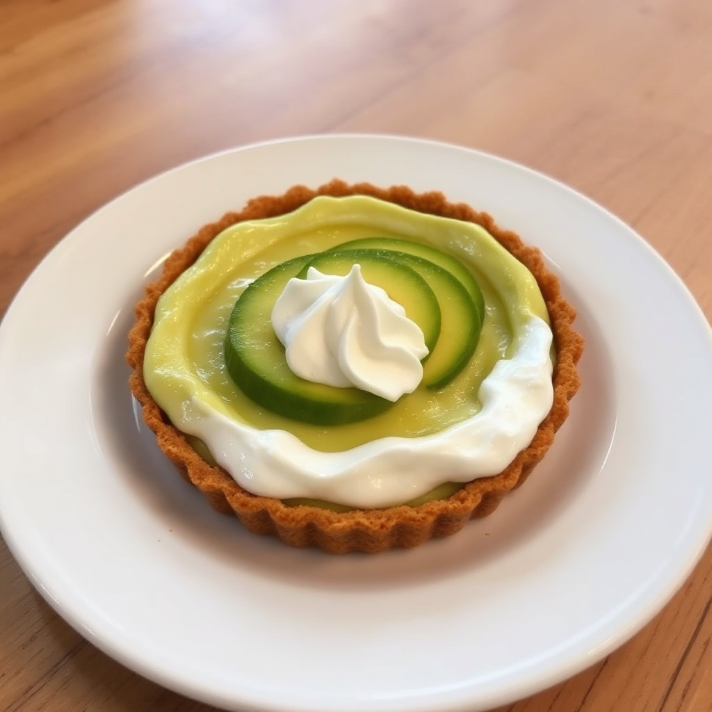 Creamy Citrus Avocado Tart