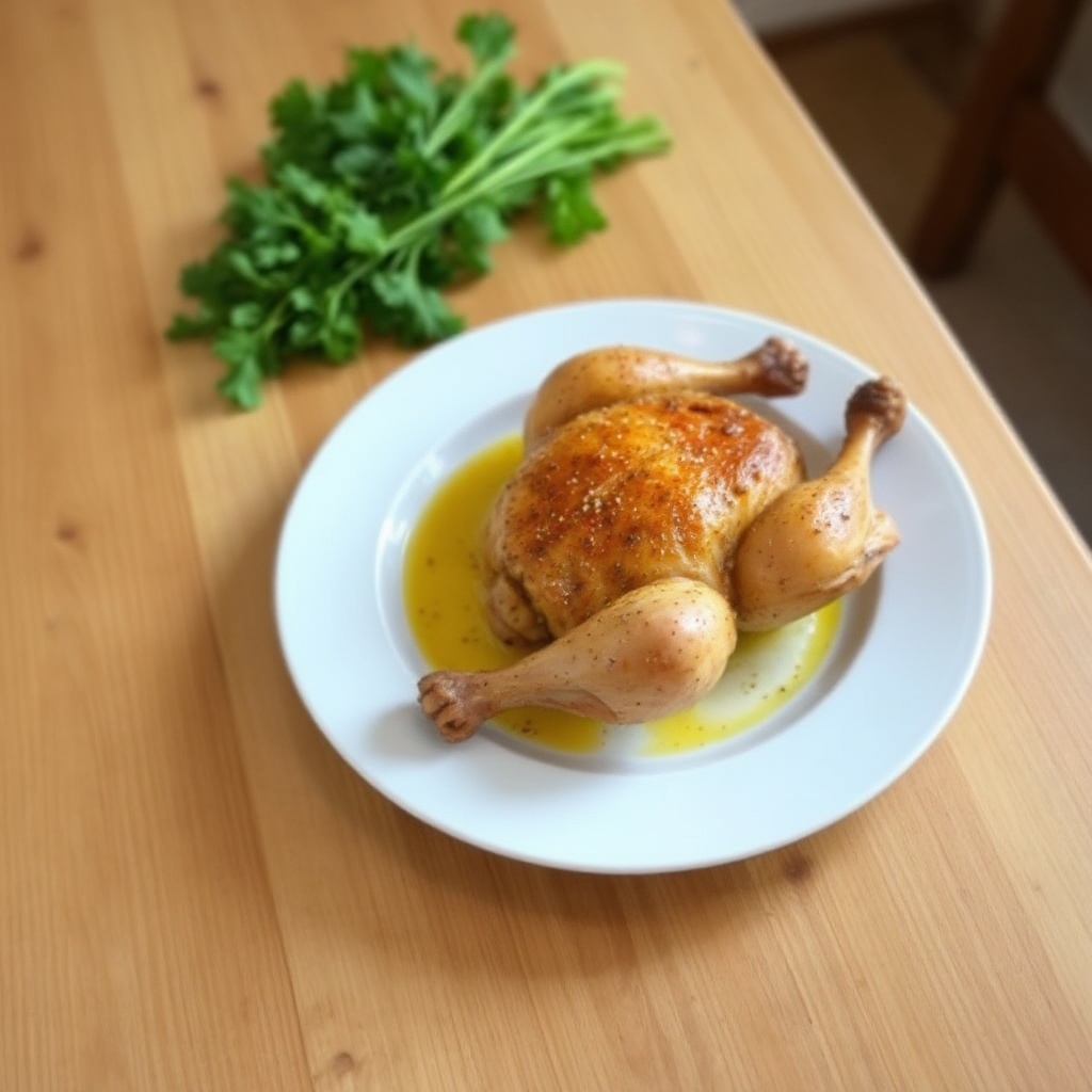 Langsame Kochmaschine Rotisserie-Hühnchen
