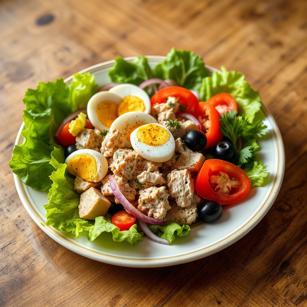 Mediterranean Tuna and Egg Salad
