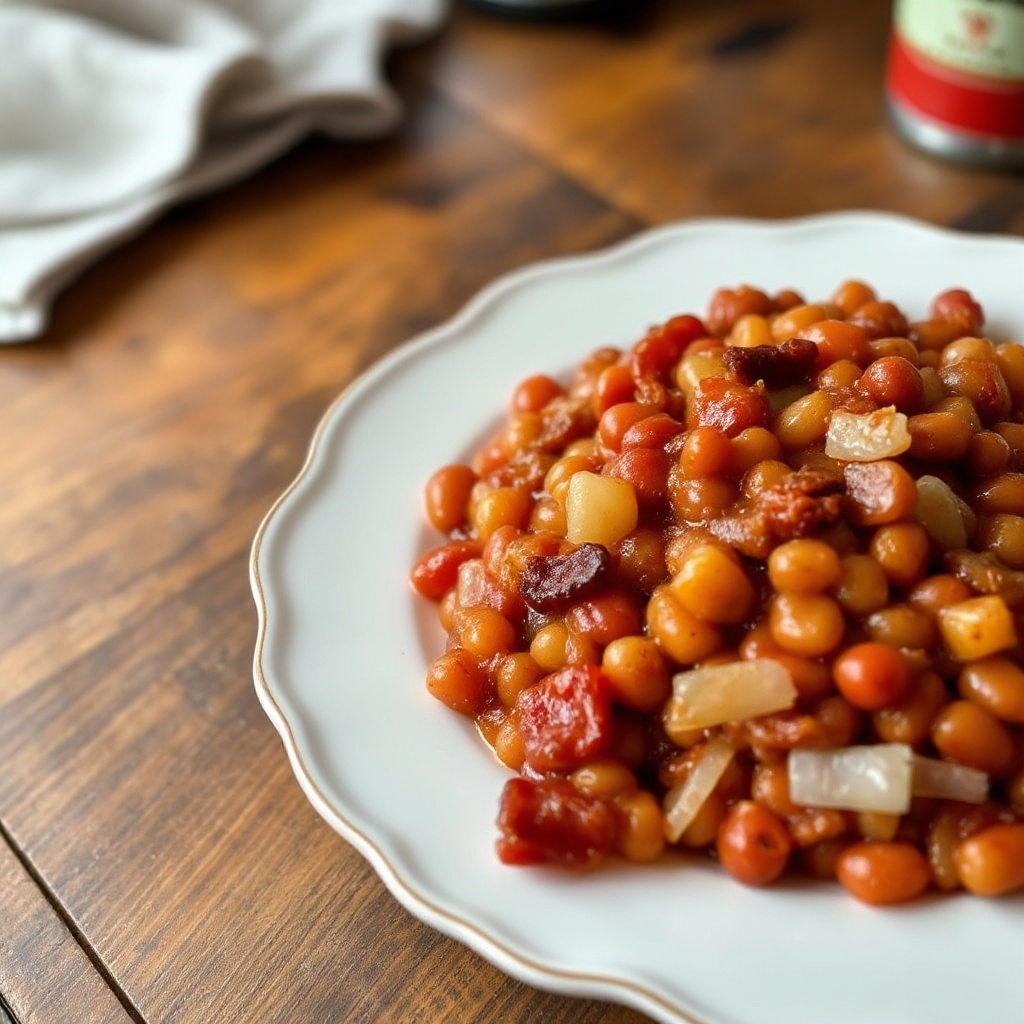 Savory Baked Beans with a Twist
