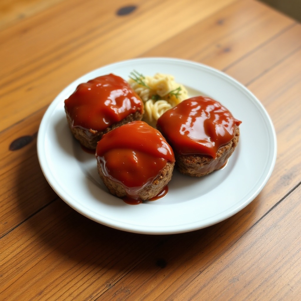 Mini Glasierte Hackbraten