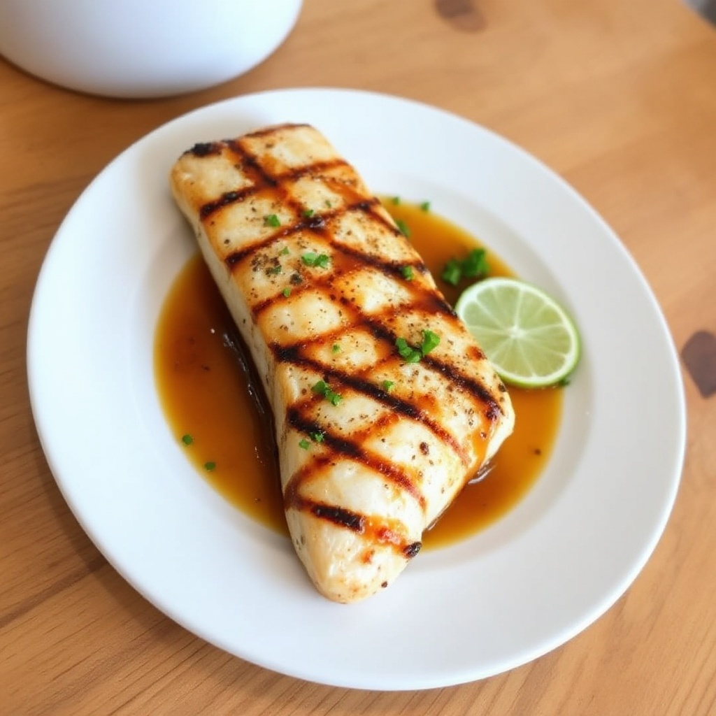 Gegrilltes Mahi Mahi mit Soja-Limetten-Glasur
