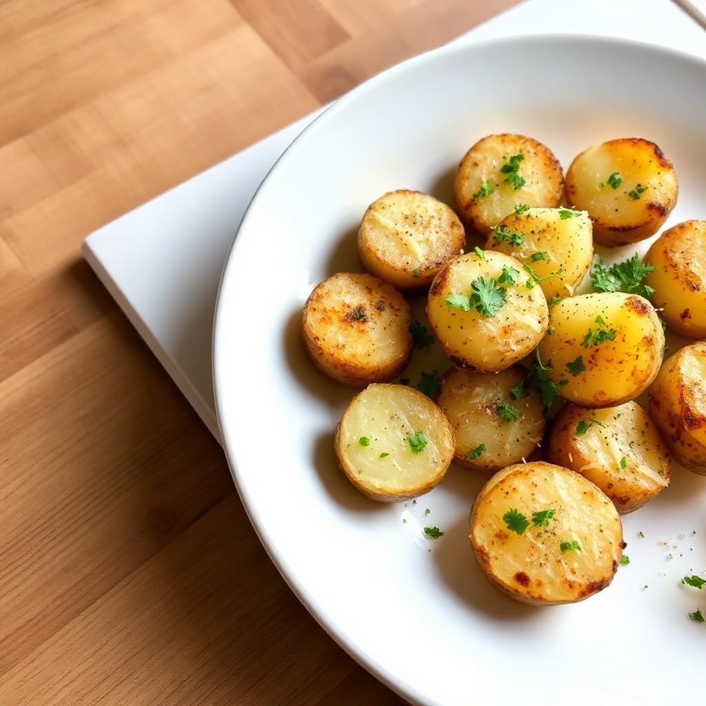 Crispy Herb-Infused Parmesan Potato Bites