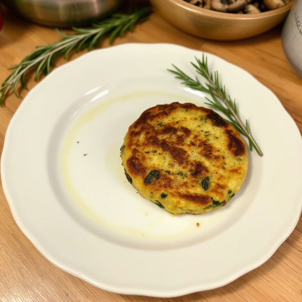 Herzhafte Zucchini- und Kräuter-Patties