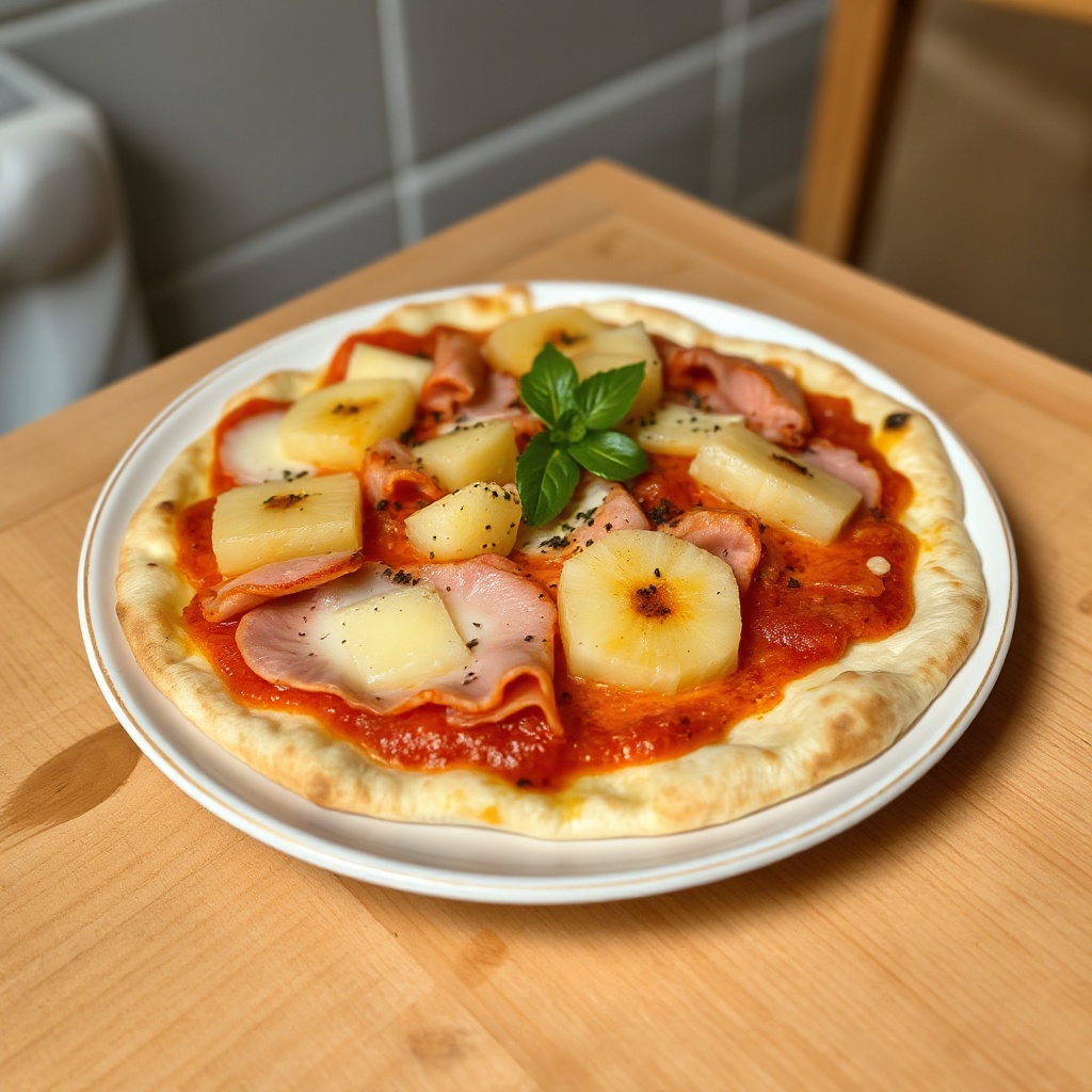 Flatbread Tropicale con Prosciutto e Ananas