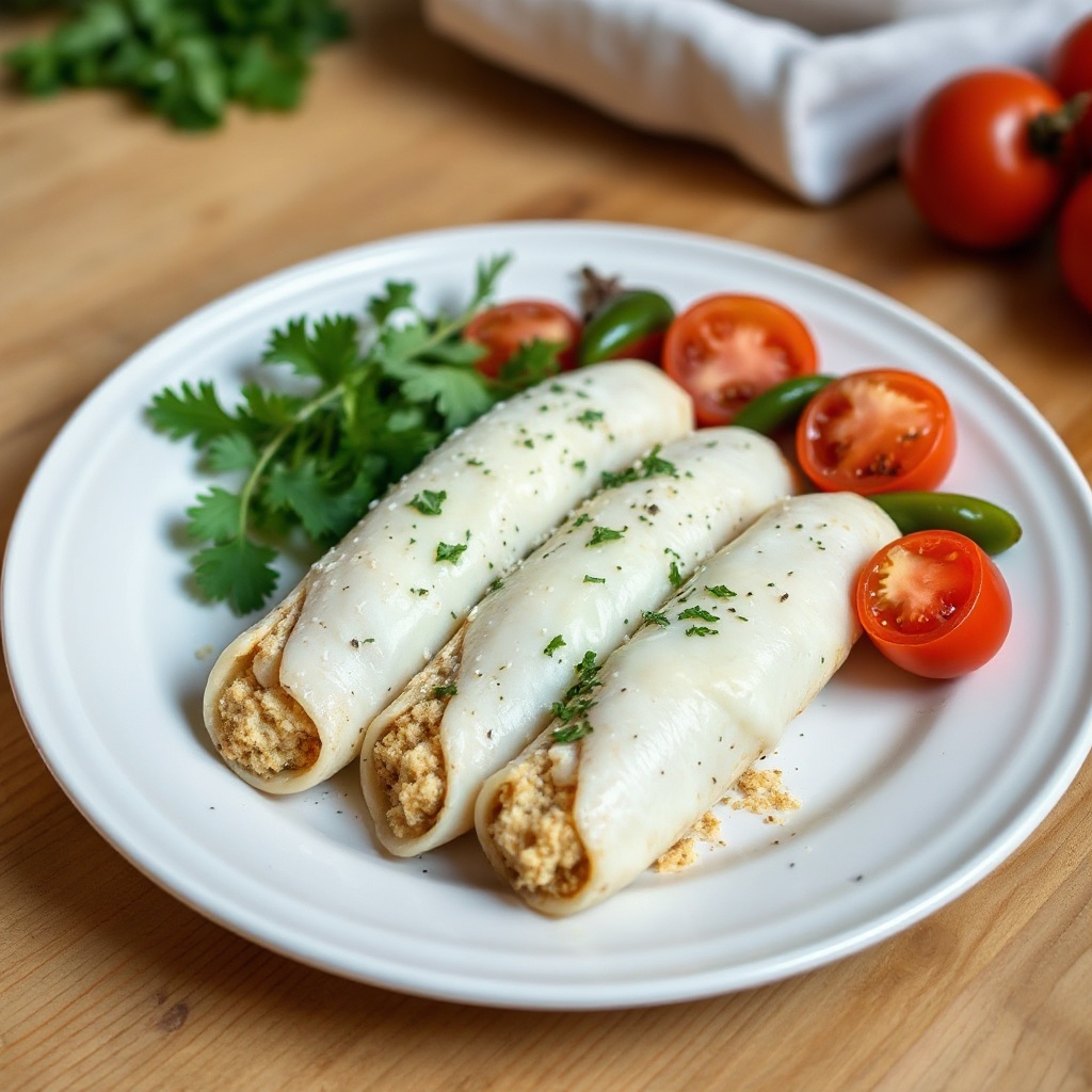 Mediterrane gefüllte Calamari