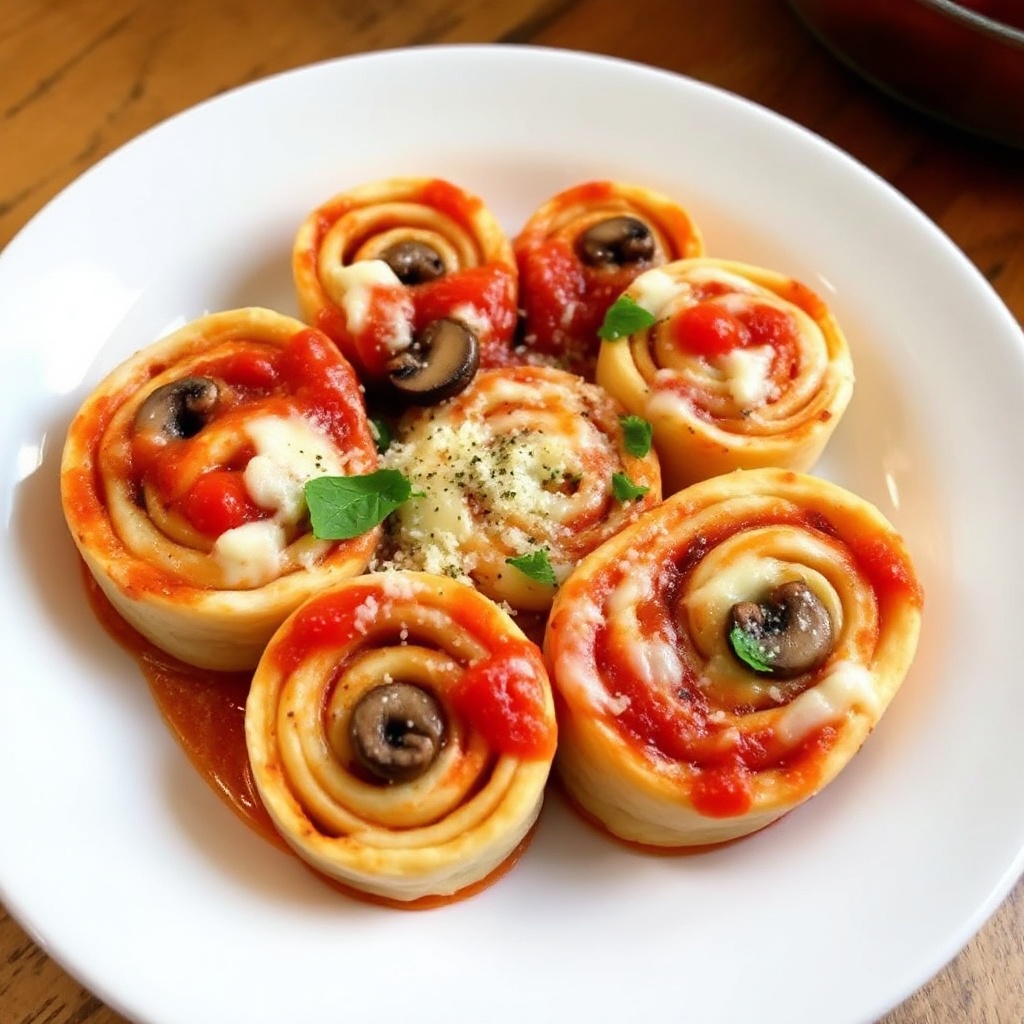 Italienische Croissant-Rollen Pinwheels