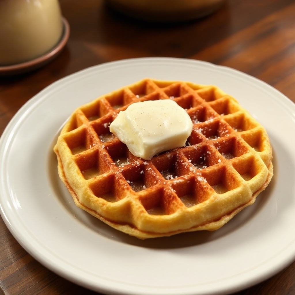 Übernacht fluffige Waffeln