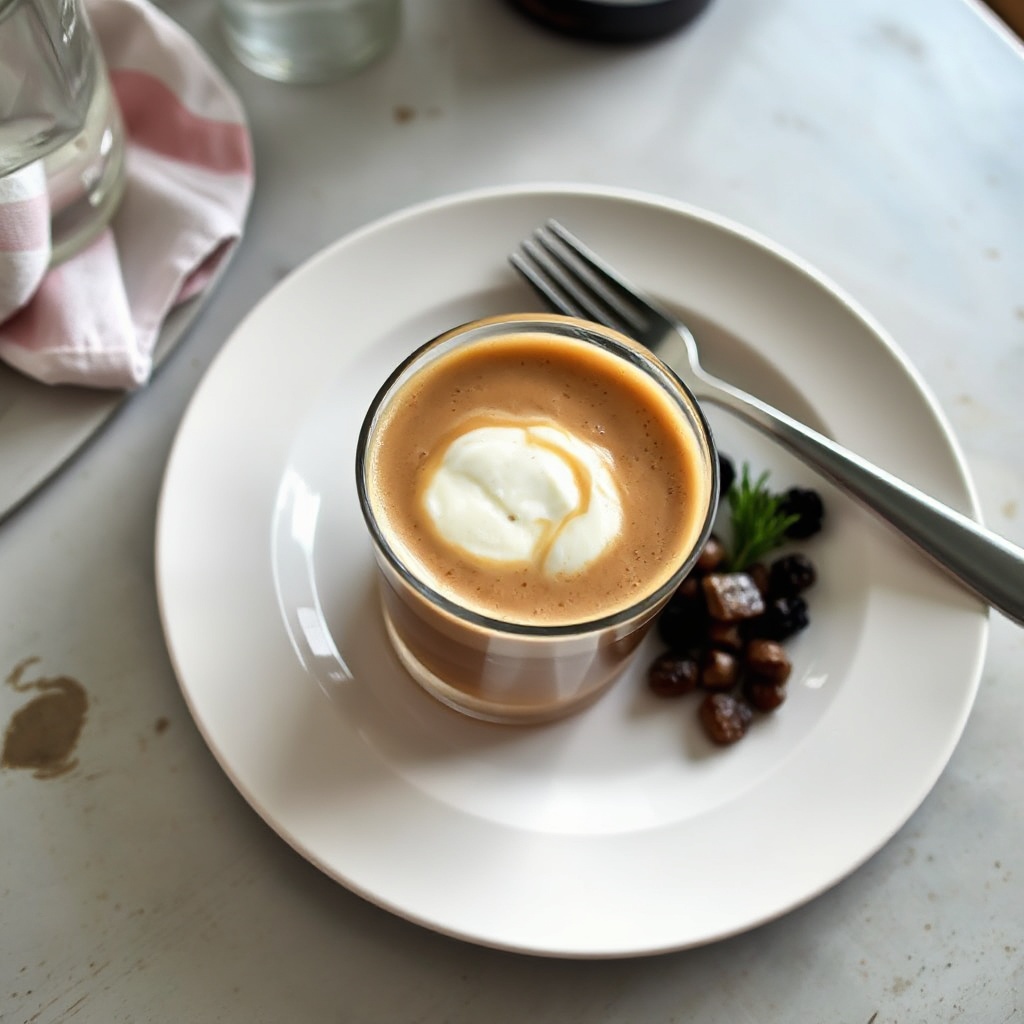 Cremiger Kaffeecocktail