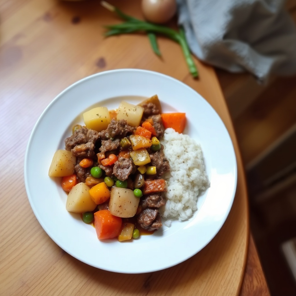 Stufato di Manzo e Verdure Salato