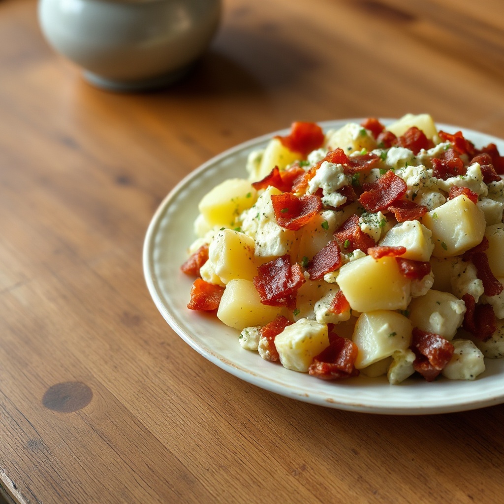 Creamy Bacon and Chive Potato Salad