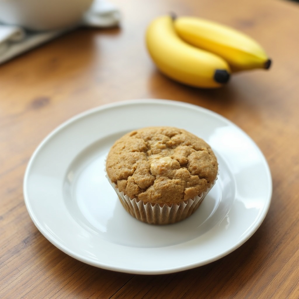 Banana and Almond Butter Muffins