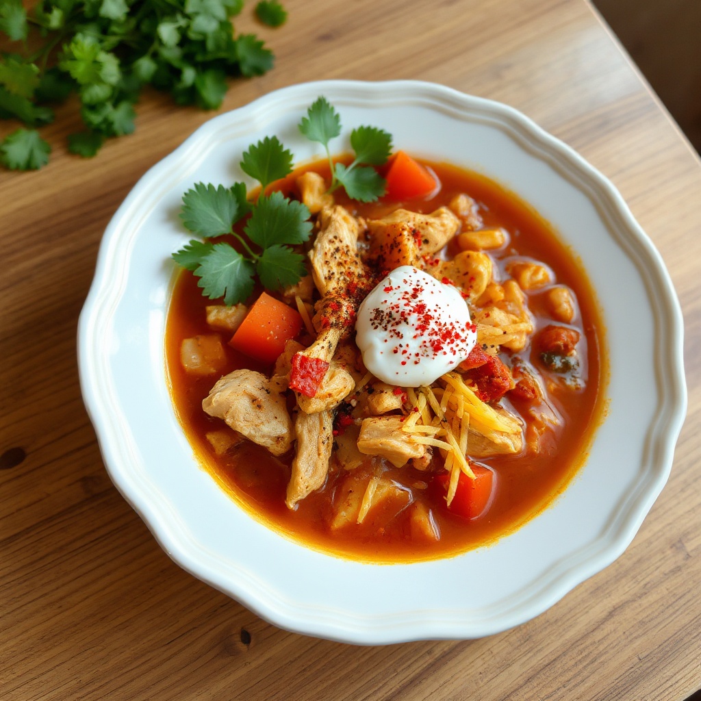 Zuppa di Tortilla di Pollo Salata