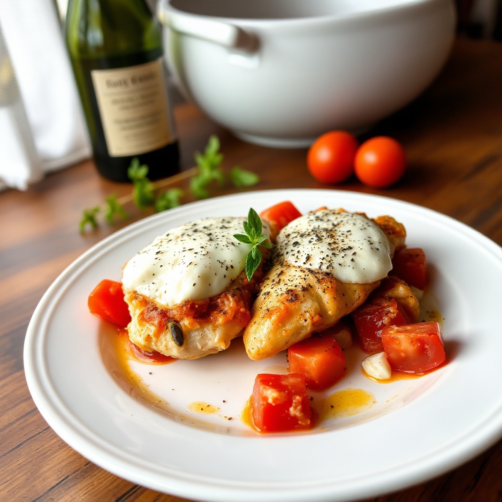 Mediterranes gebackenes Hähnchen