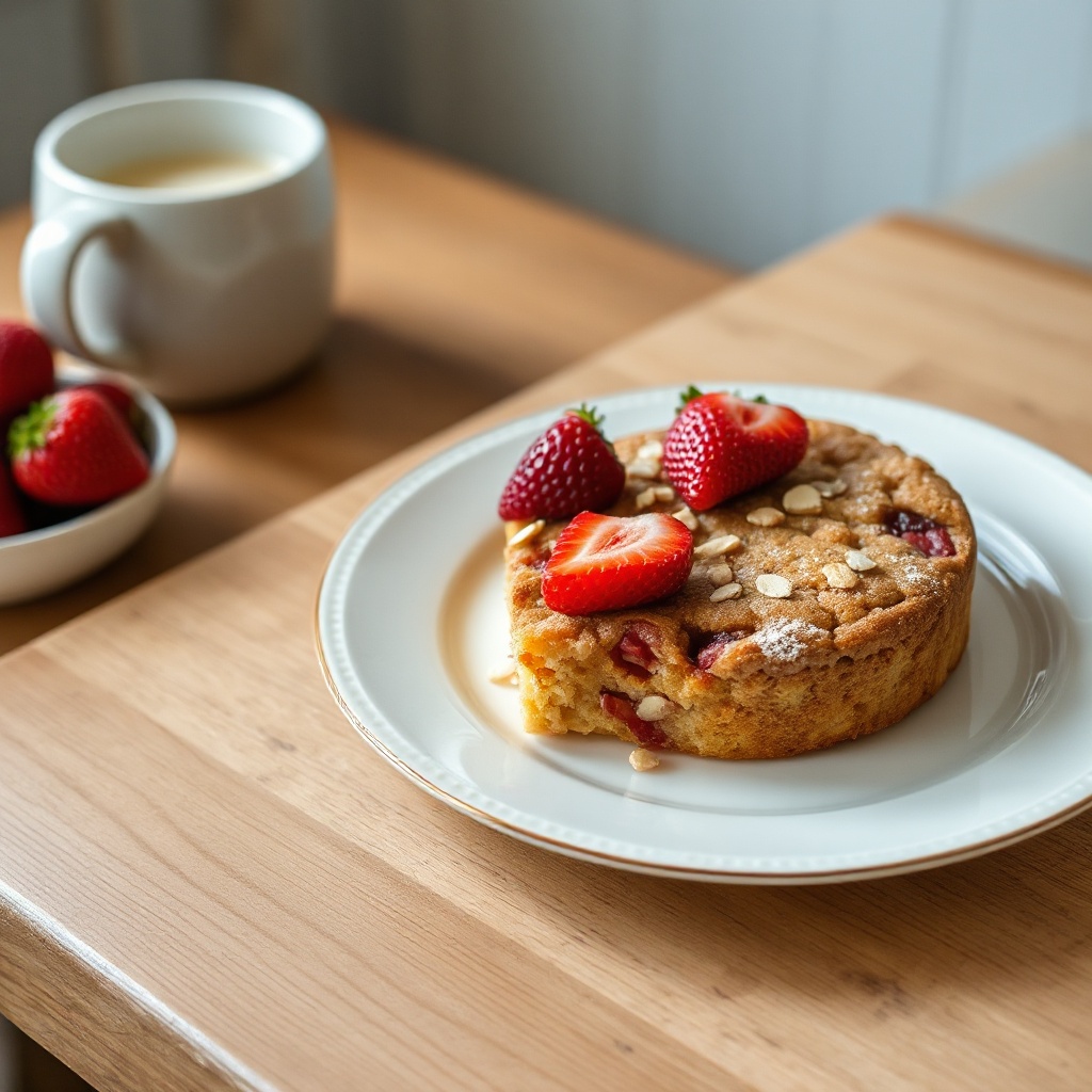 Erdbeer-Mandel-Kaffeekuchen
