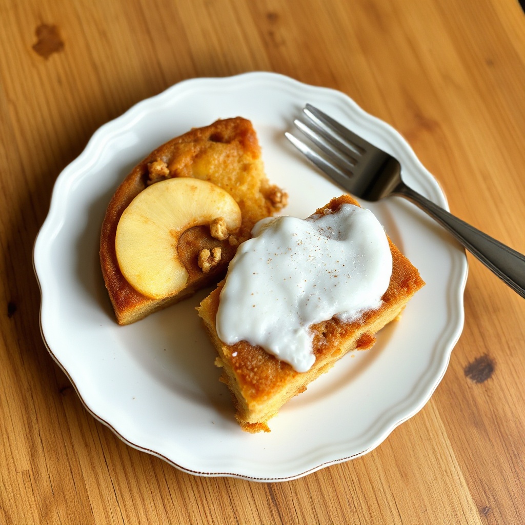 Zimtgewürzter Apfel-Delight-Kuchen