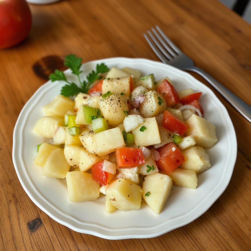 Verbesserter deutscher Kartoffelsalat