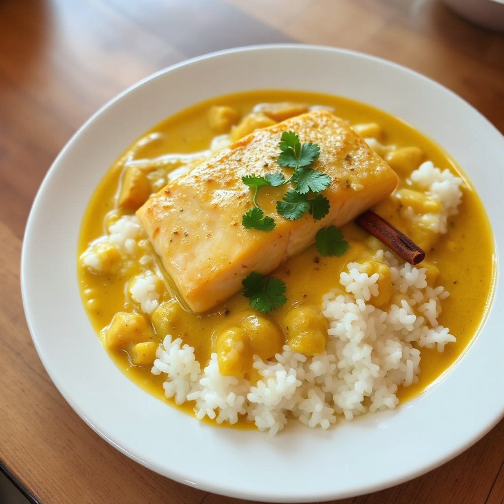Creamy Coconut Salmon Curry