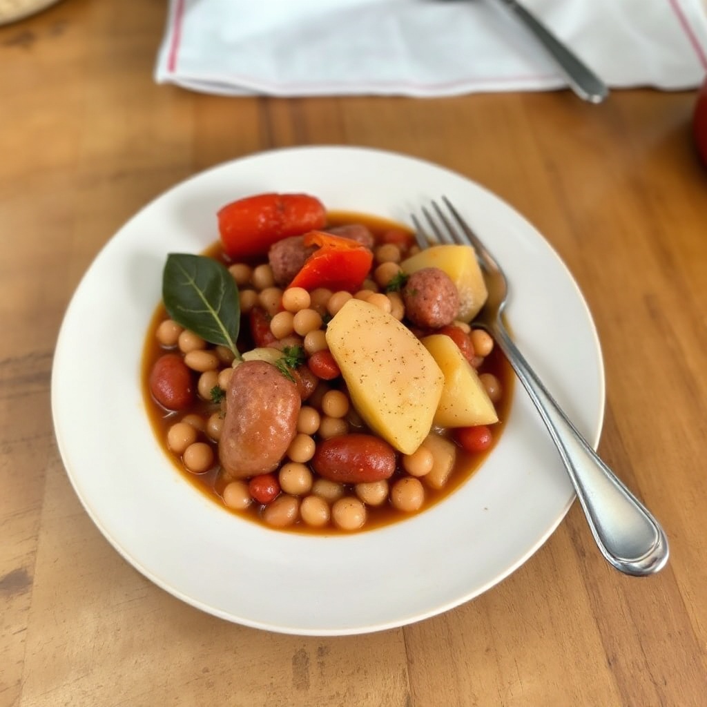 Hearty Sausage and Bean Stew