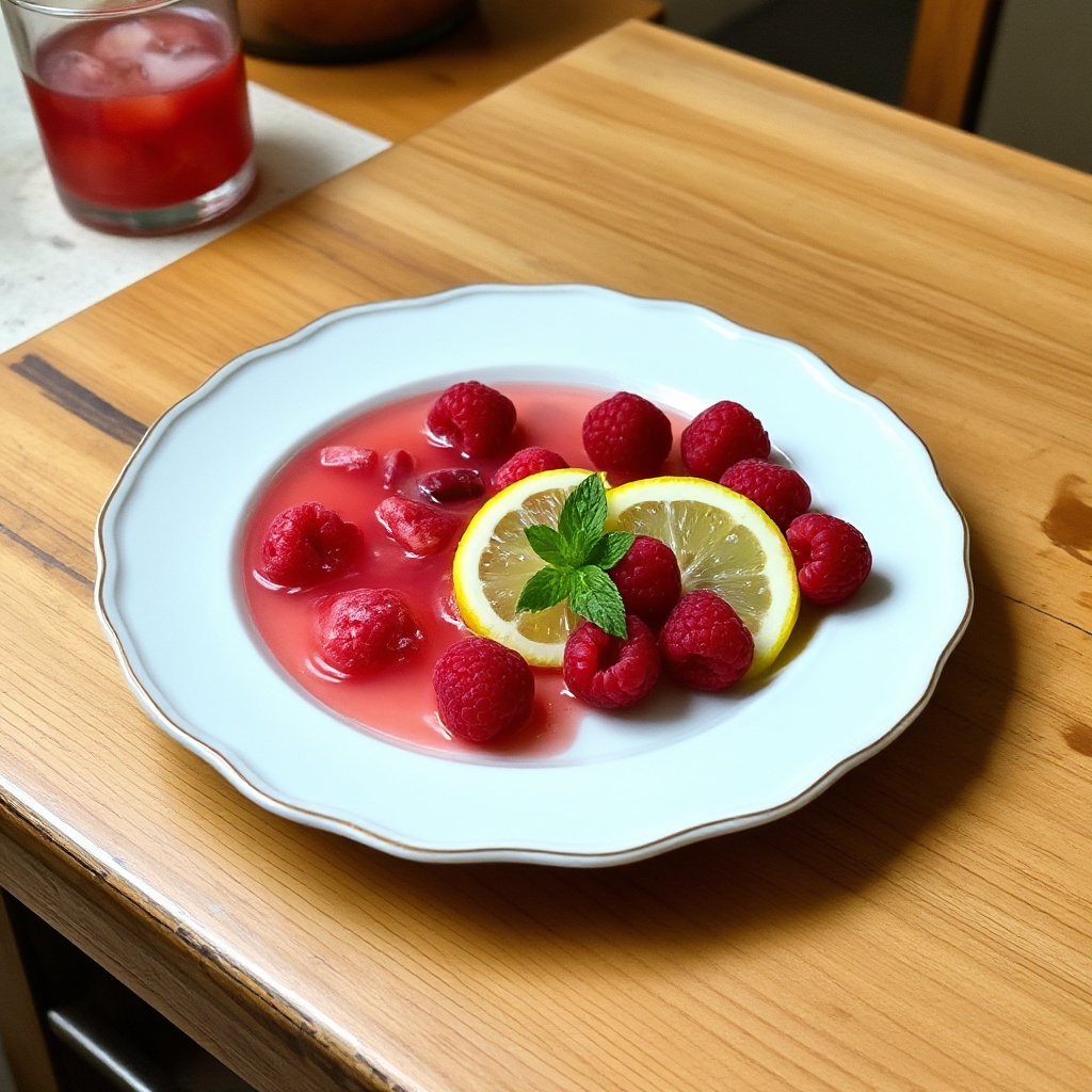 Limonata Rinfrescante ai Lamponi