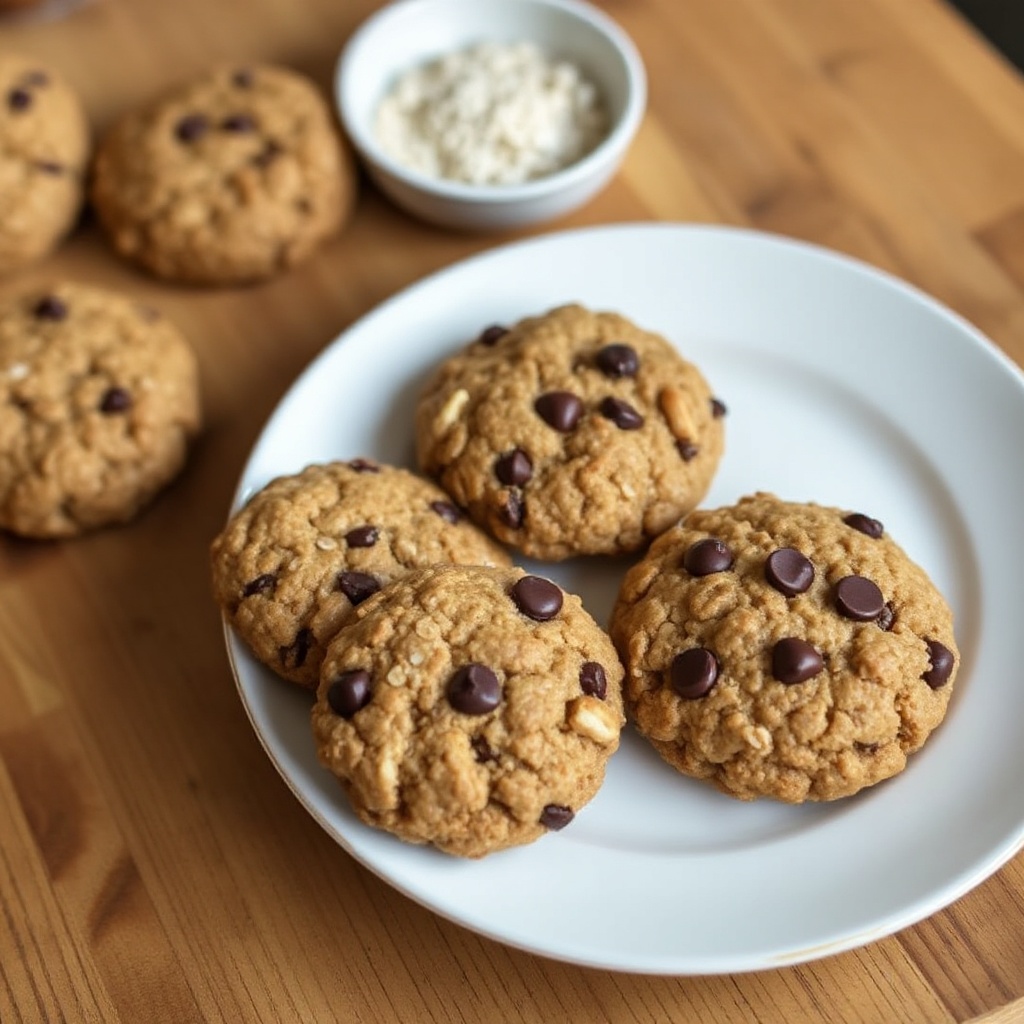 Biscotti al Cioccolato e Avena con Nocciole