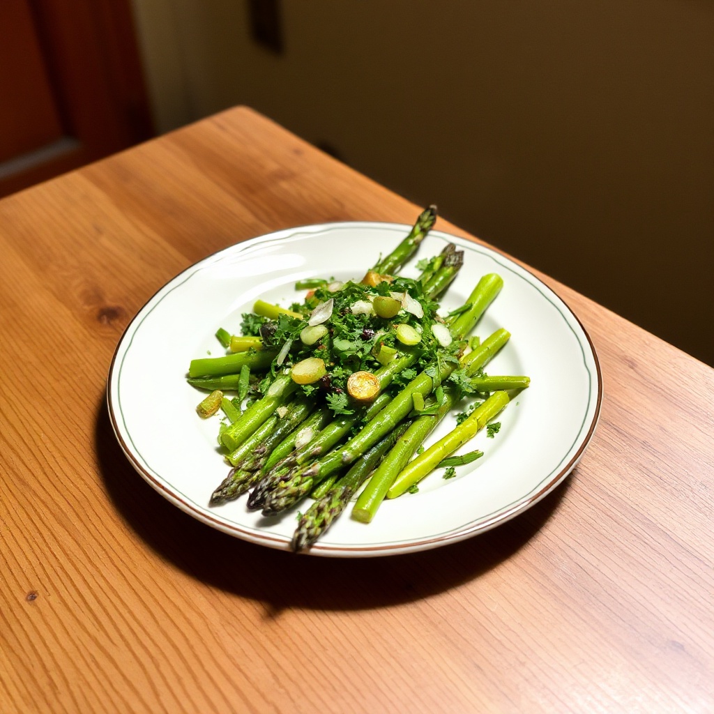 Insalata di Asparagi e Erbe Fresche