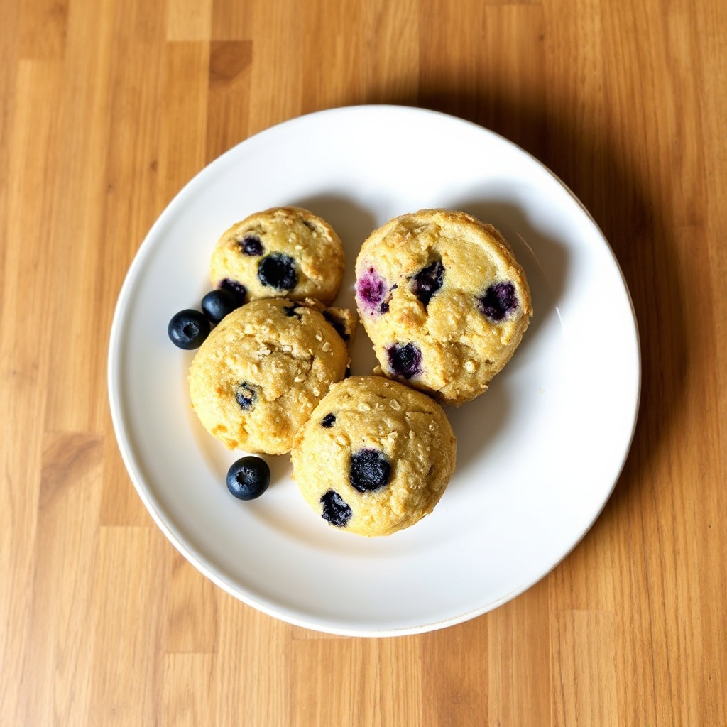 Muffin Vegani al Limone e Mirtillo