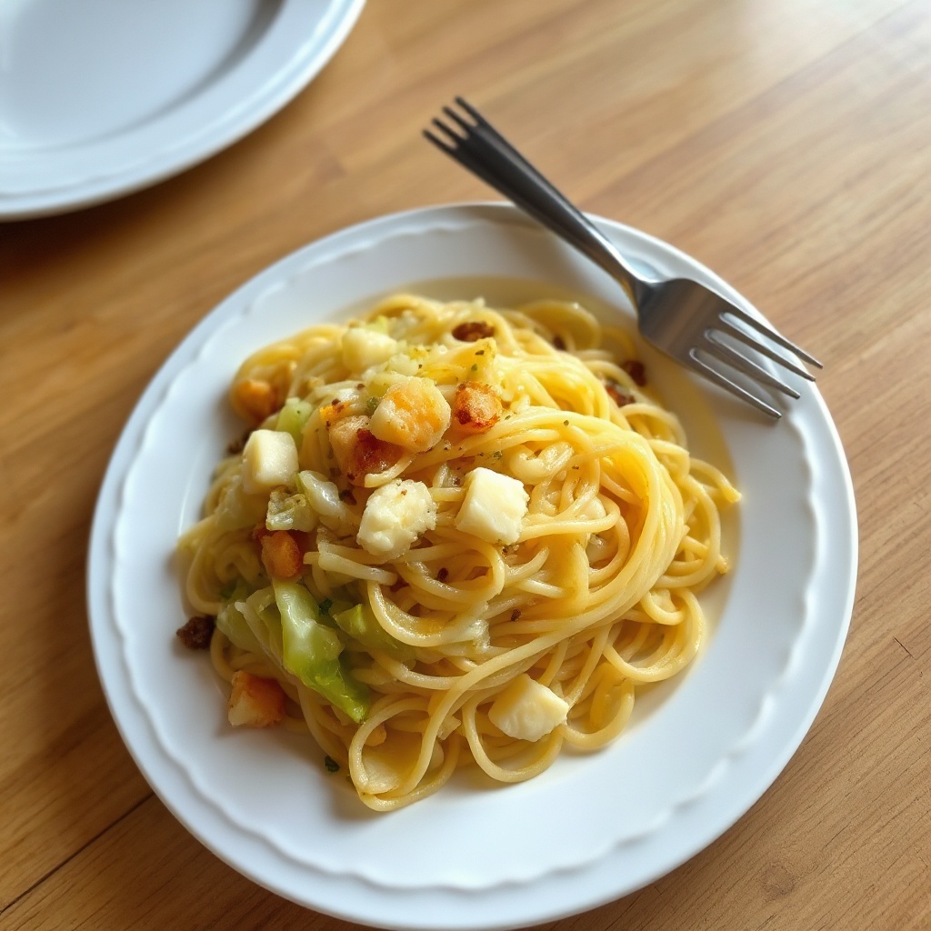Delizia di Cavolo e Noodles Salati