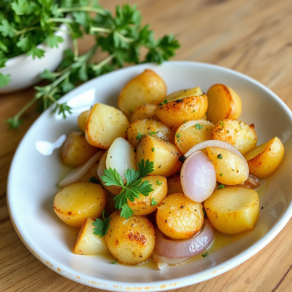 Patate Dorate Saltate in Padella con Erbe Aromatiche