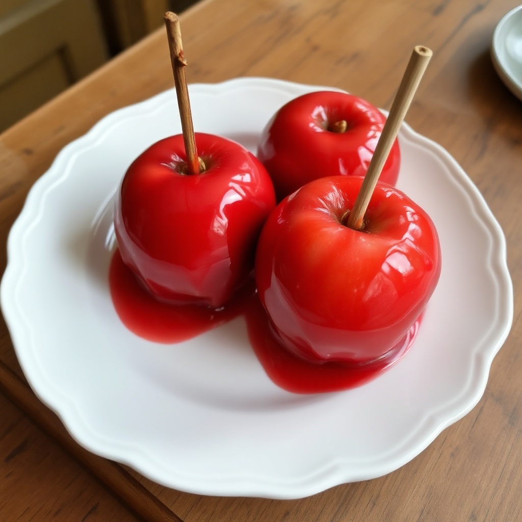 Mele Caramellate Rosse Glasse
