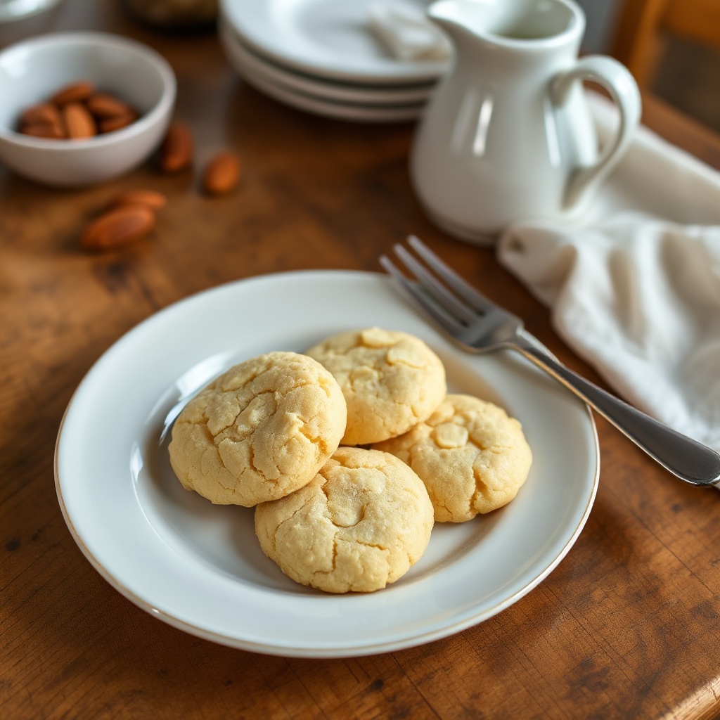 Golden Almond Bliss Cookies