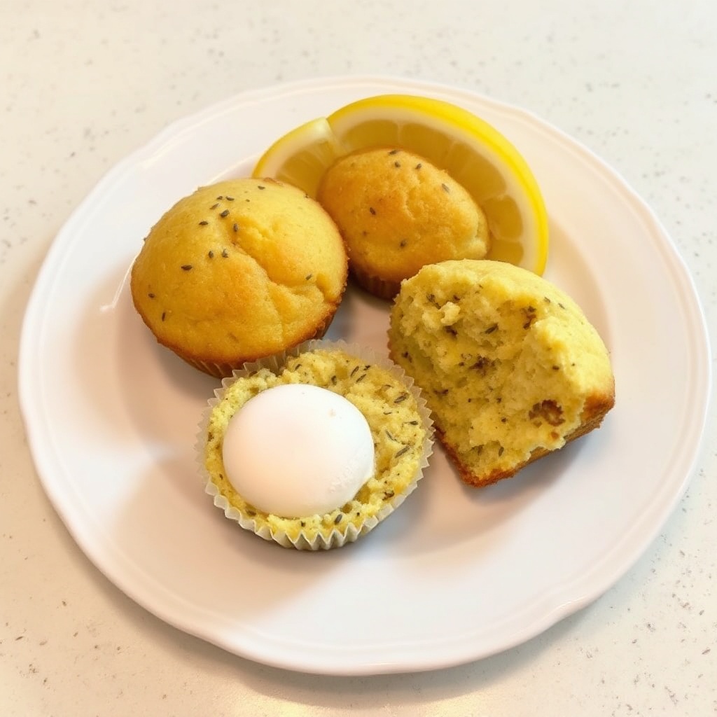 Muffin al Limone e Semi di Papavero