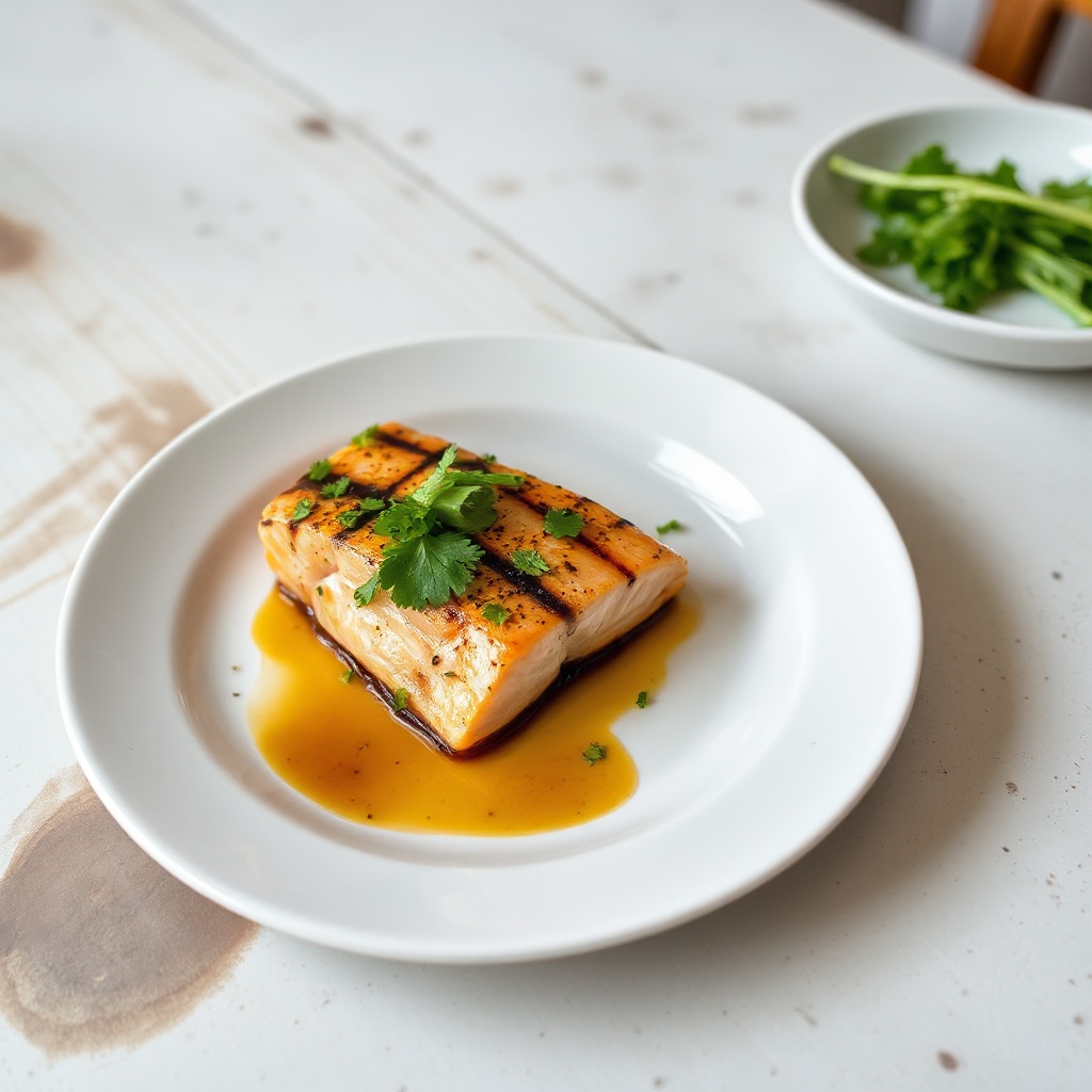 Grilled Soy-Ginger Salmon Delight