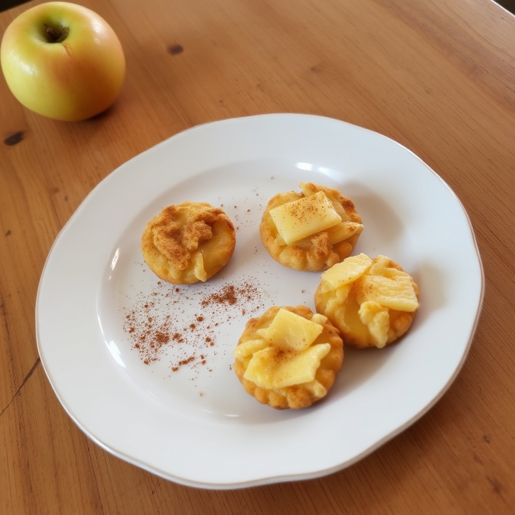 Apfel-Cheddar-Crispy-Bites