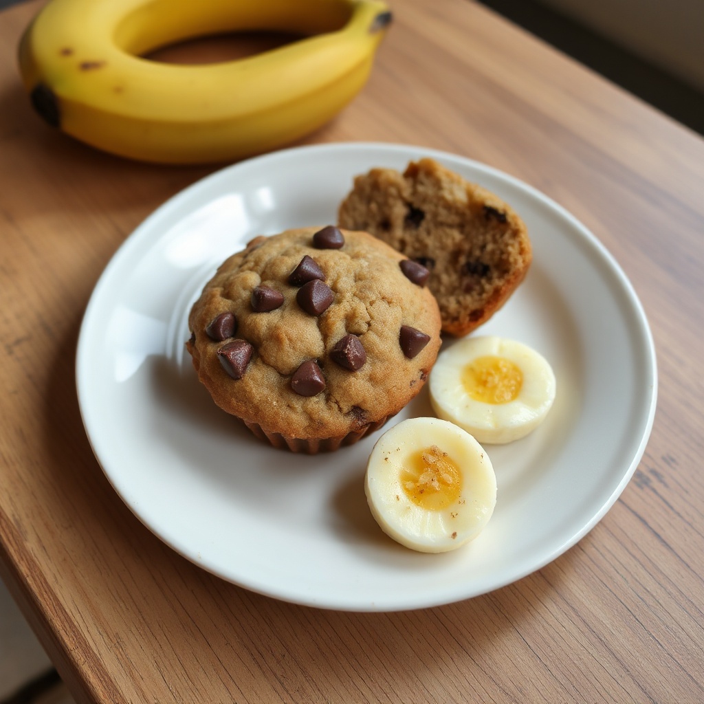 Bananen-Walnuss-Schokoladenmuffins
