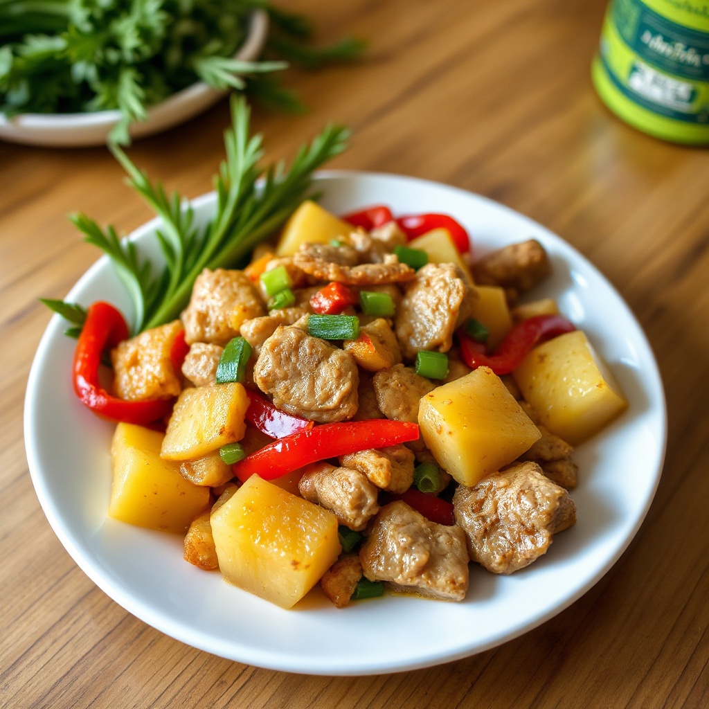 Tropical Pork and Pineapple Stir-Fry