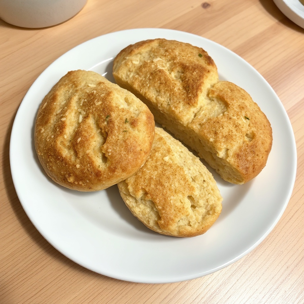 Rustikale Knoblauch-Parmesan-Sauerteiglaibe