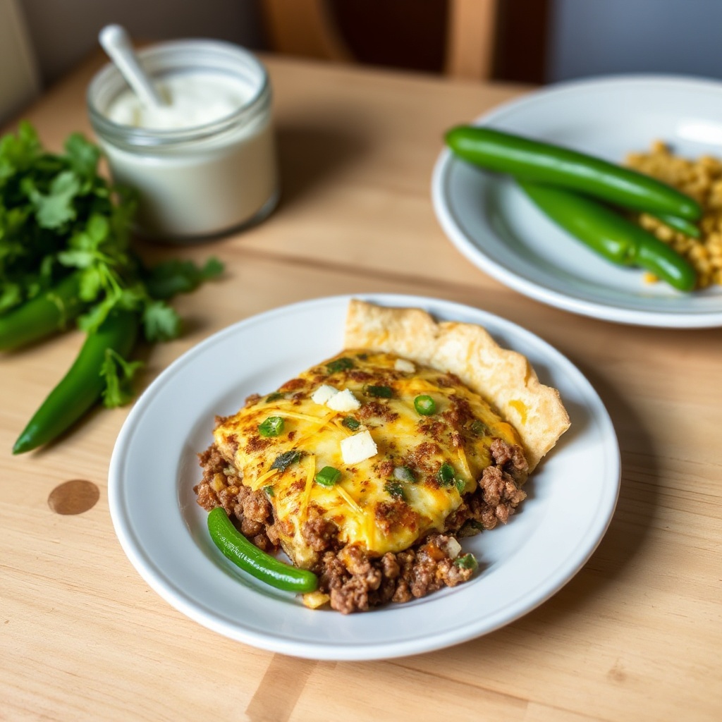 Quiche Tex-Mex con Tortilla
