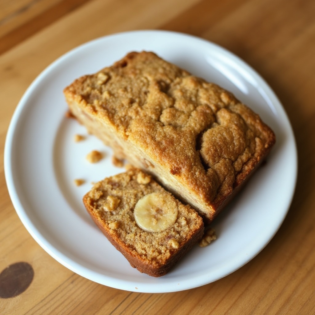 Pane di Banana e Noci con una Crosta Dolce