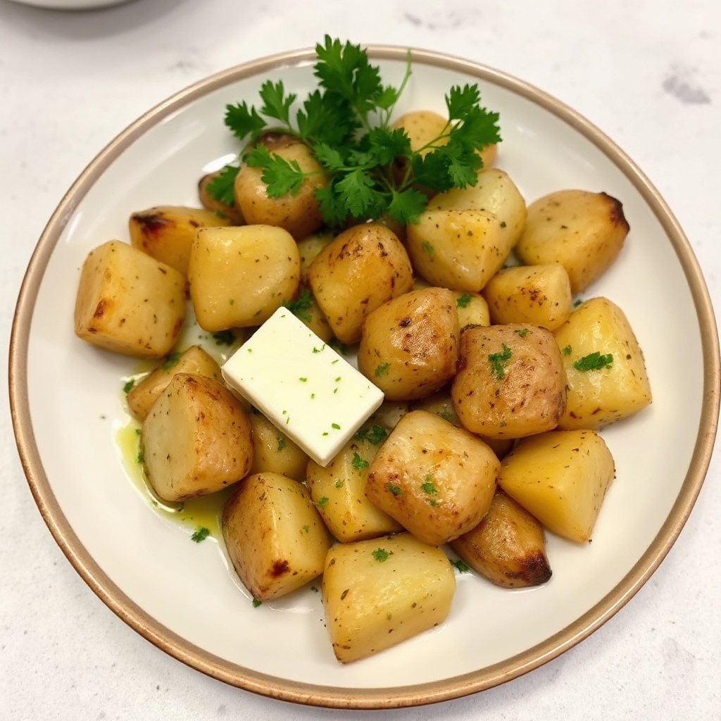 Cremige Kräuter-Röstkartoffeln