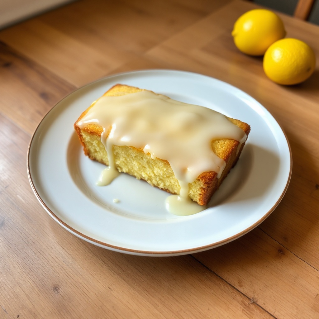Plumcake al Limone con Glassa Agrumata