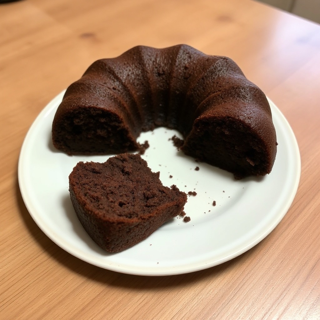 Saftiger veganer Schokoladen-Bundt-Kuchen