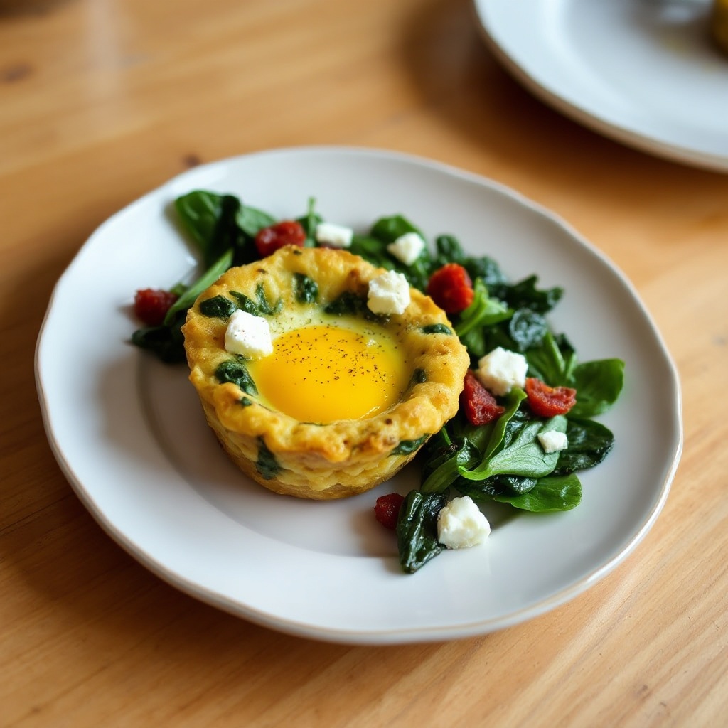 Savory Spinach and Feta Potato Cups