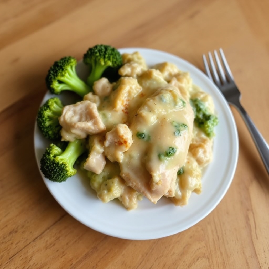 Casseruola Cremosa di Pollo e Broccoli