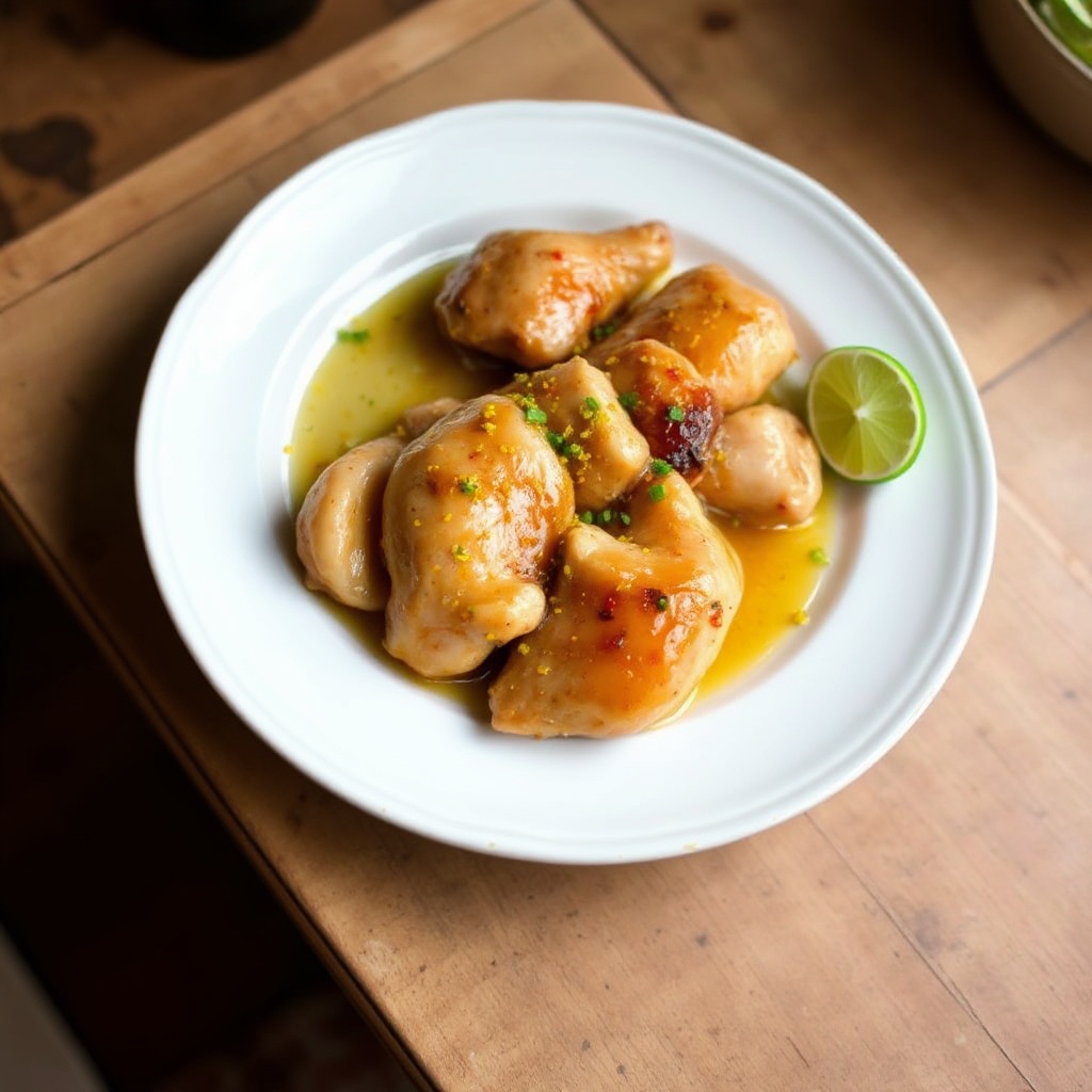 Marinata di Pollo al Lime e Zenzero